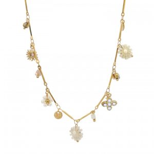 AMORINO COLLANA CON CHARMS FIORI