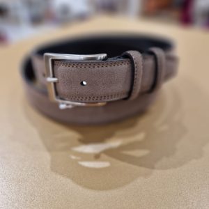 CINTURA IN PELLE CAMOSCIO UOMO