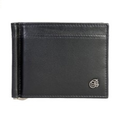 BASILE PORTAFOGLIO NERO COGNAC