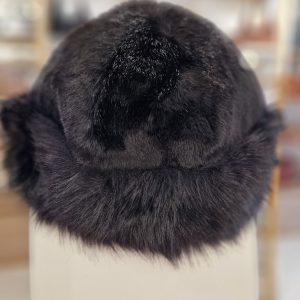 VERDE CAPPELLO IN ECOPELLICCIA 05-852 BLACK