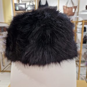 VERDE CAPPELLO 05-850 BLACK ECOPELLICCIA