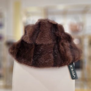VERDE CAPPELLO 05-853 BROWN ECOPELLICCIA