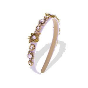 AMORINO CERCHIETTO CON API E CRISTALLI