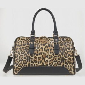VERDE BORSA BAULETTO 16-8249 ANIMAL PRINT