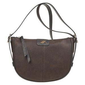 VERDE BORSA A SPALLA 16-8104 BROWN