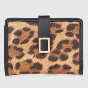 VERDE PORTAFOGLI 18-1558 ANIMAL PRINT CAMEL